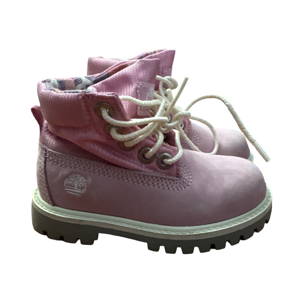 Timberland Baby Light Pink Boots - size 7
